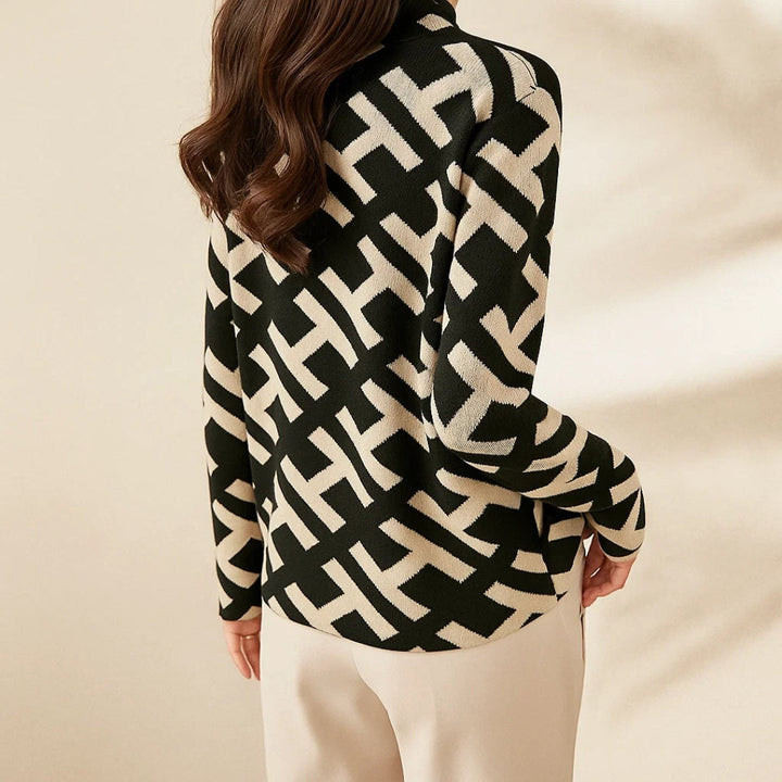 Nova | Geometric Knit Sweater