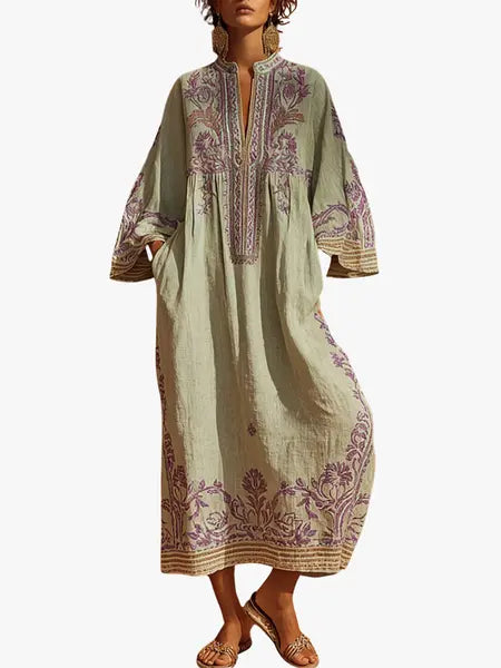 Rita - Soft Embroidered Dress