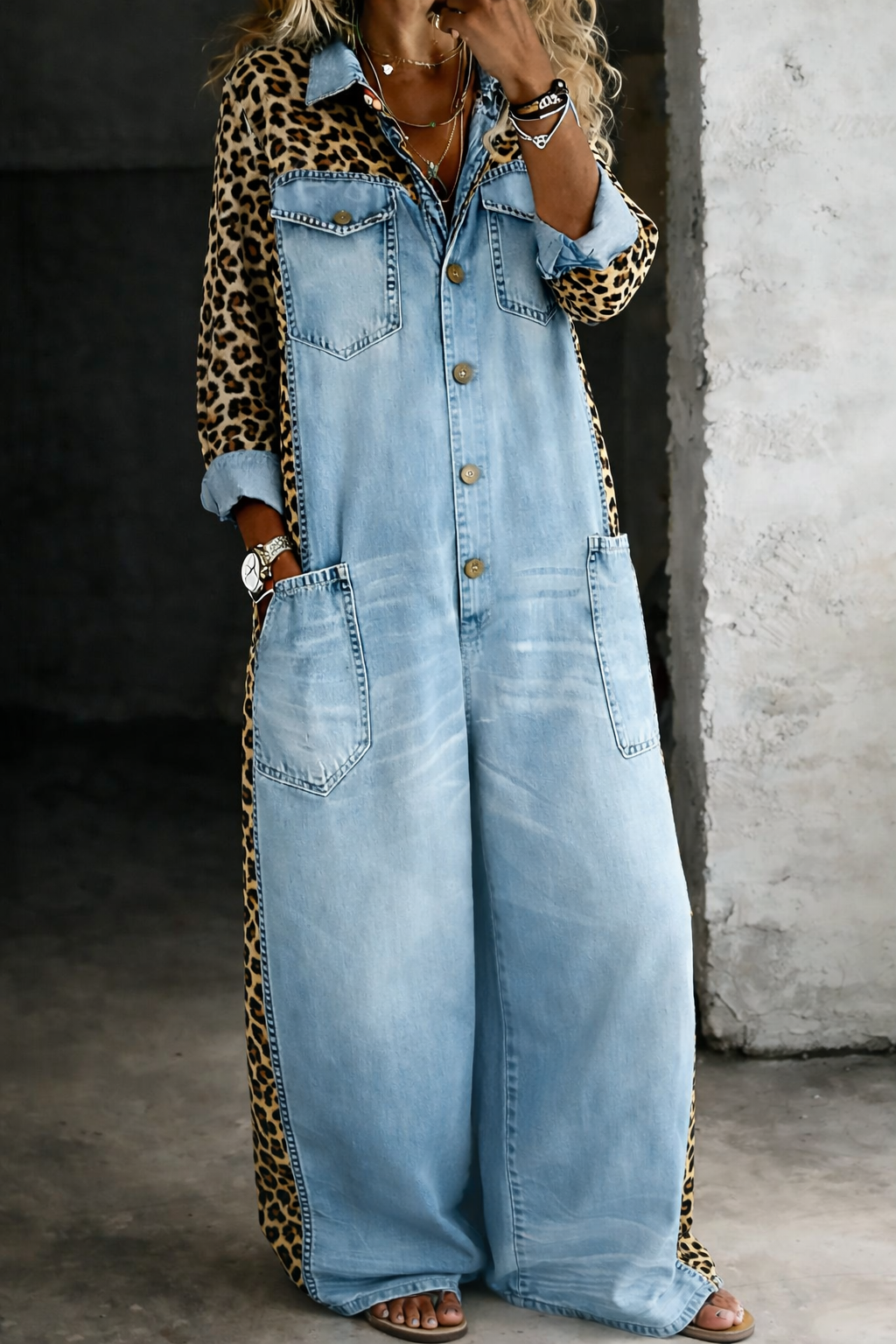 Grace - One Piece Shirt Jumpsuit