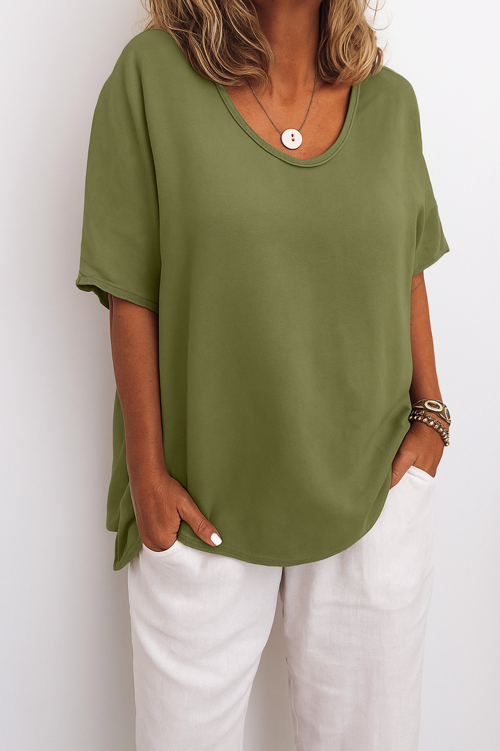 Lana - Top Loose Fit with Round Neck