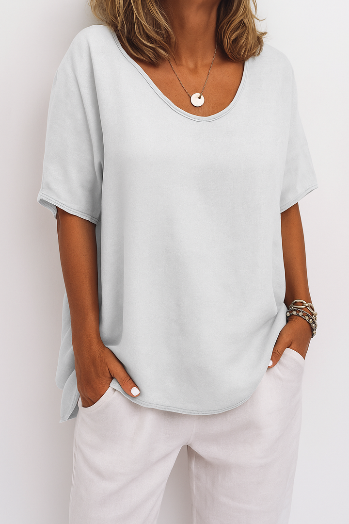 Lana - Top Loose Fit with Round Neck