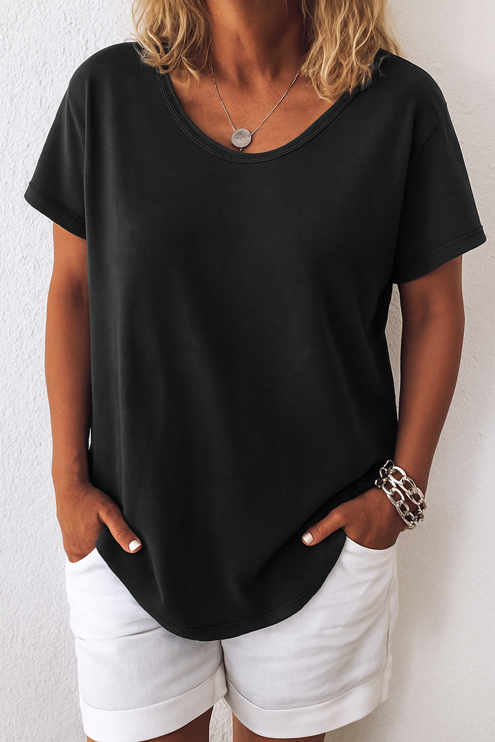 Lana - Top Loose Fit with Round Neck