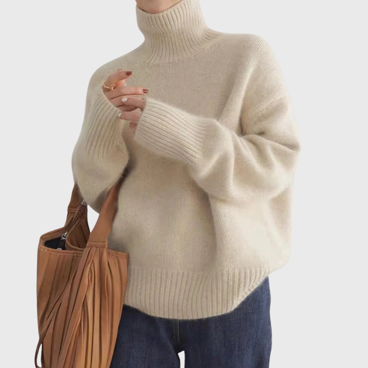 Isabella | Cashmere High-Neck Sweater