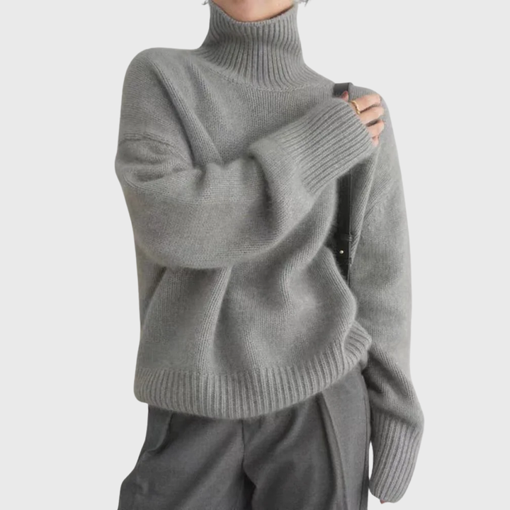 Isabella | Cashmere High-Neck Sweater