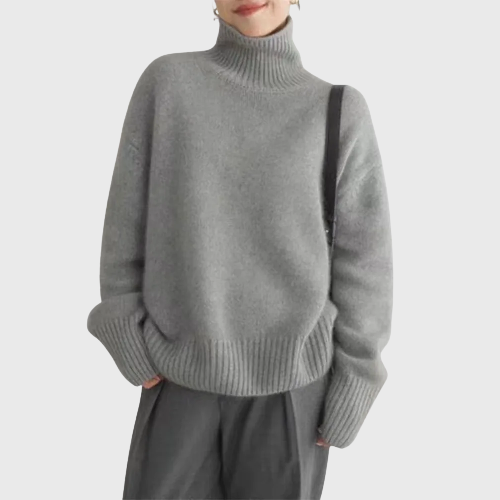 Isabella | Cashmere High-Neck Sweater