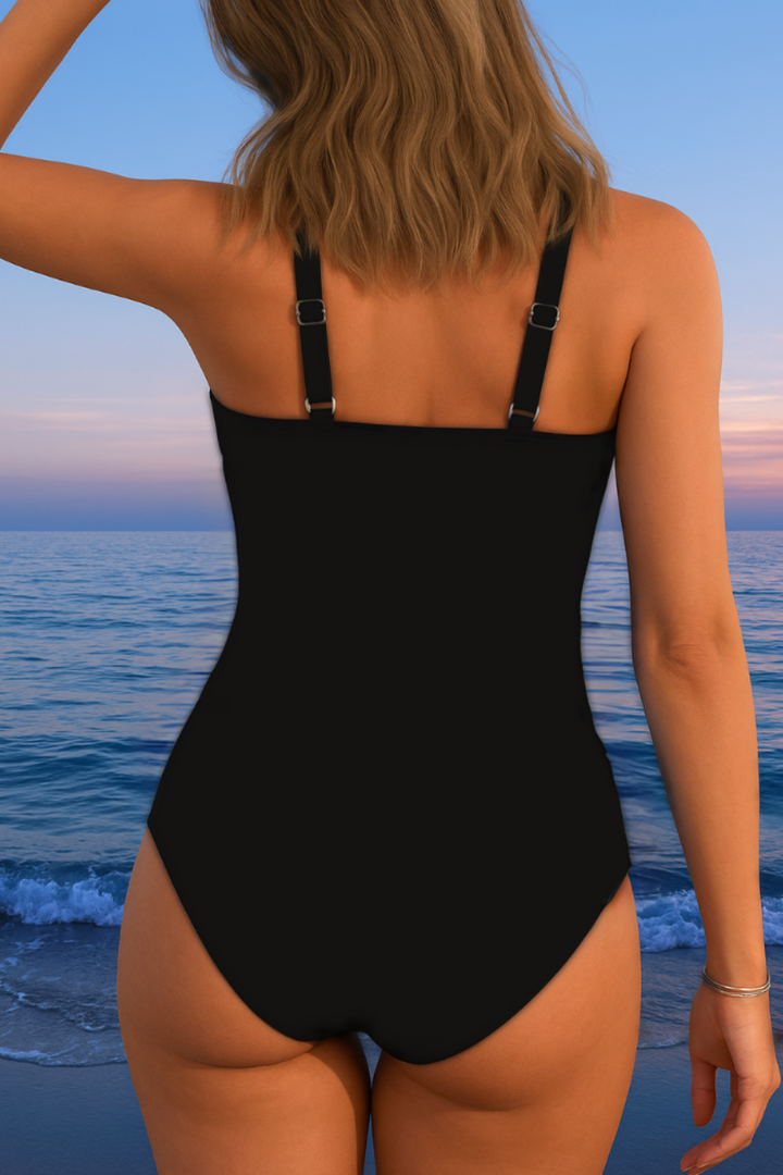 Colorful Print One Piece Swimsuit