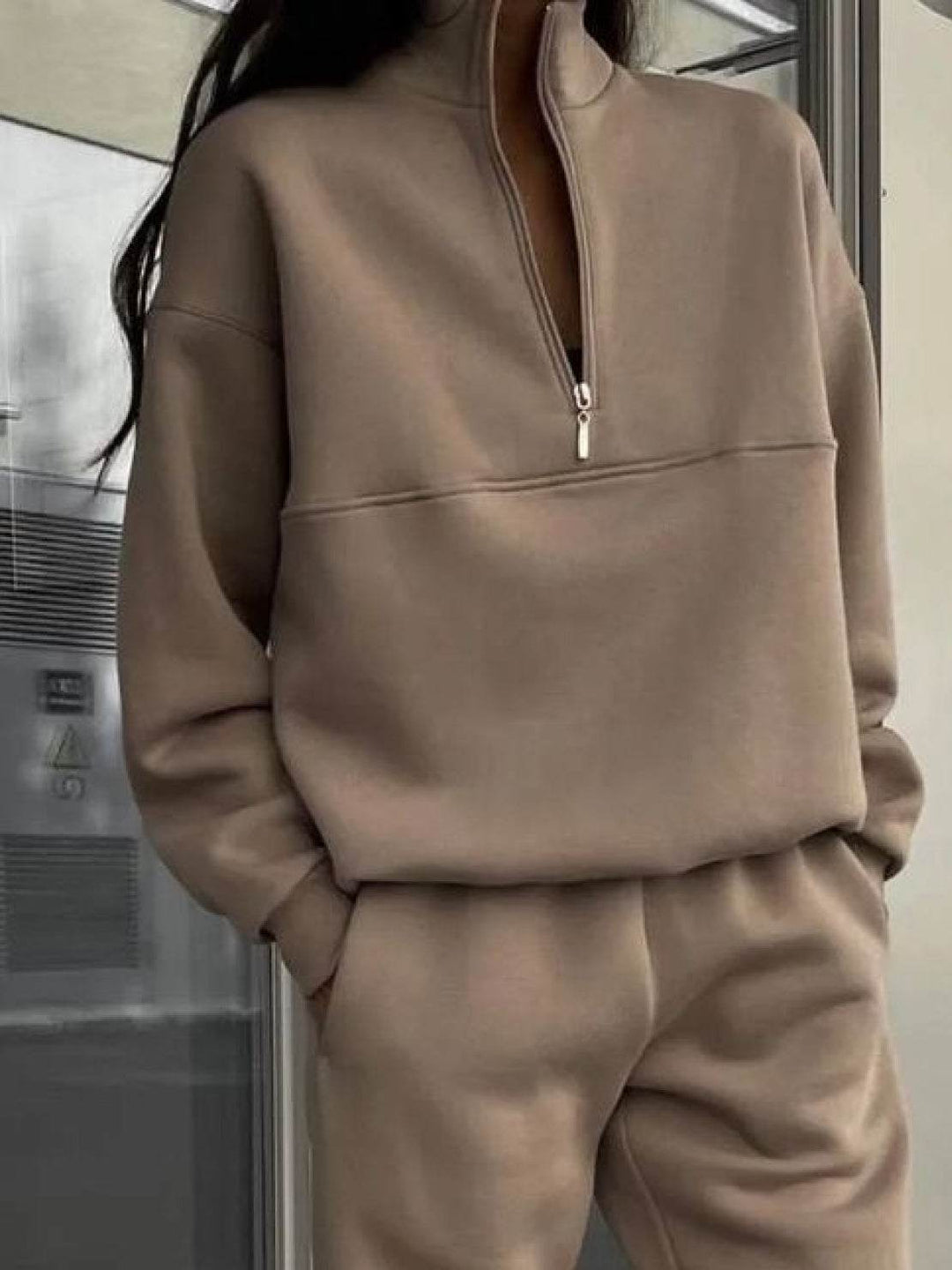 Cotton-Blended Two-Piece Tracksuit