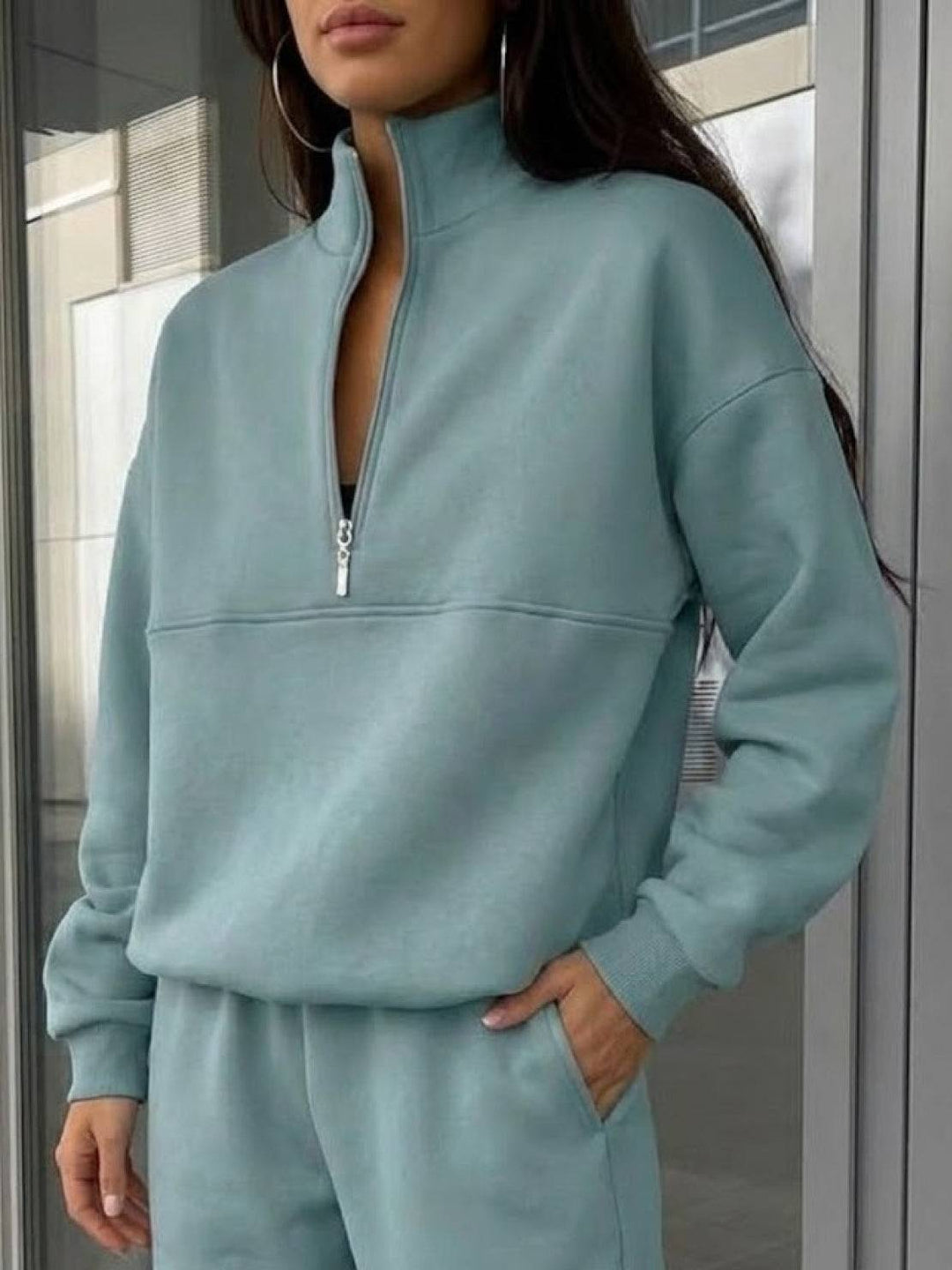 Cotton-Blended Two-Piece Tracksuit
