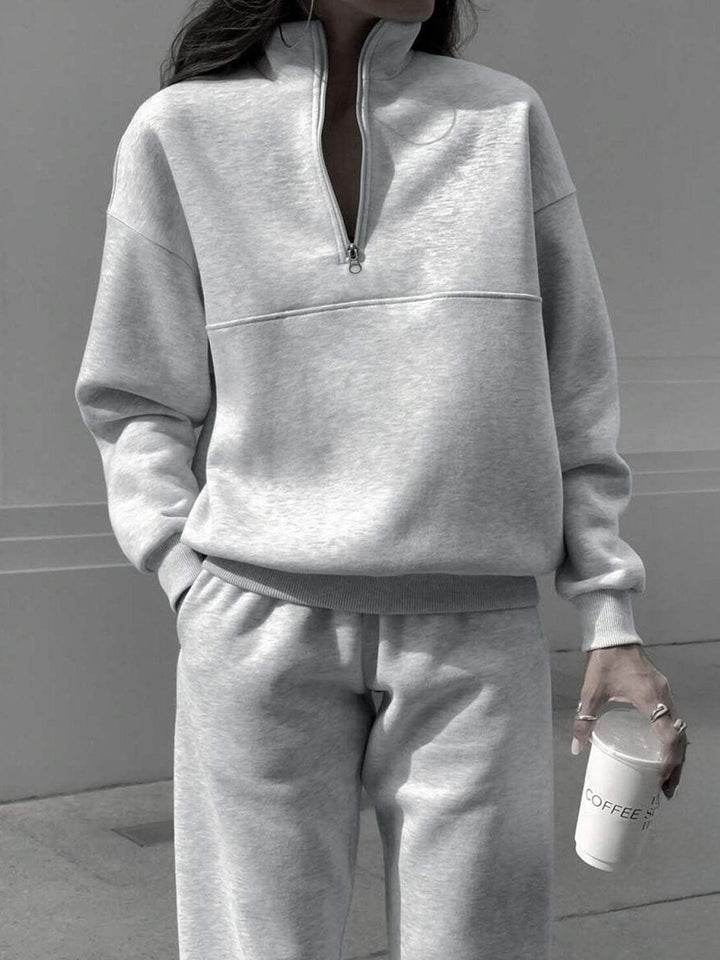 Cotton-Blended Two-Piece Tracksuit