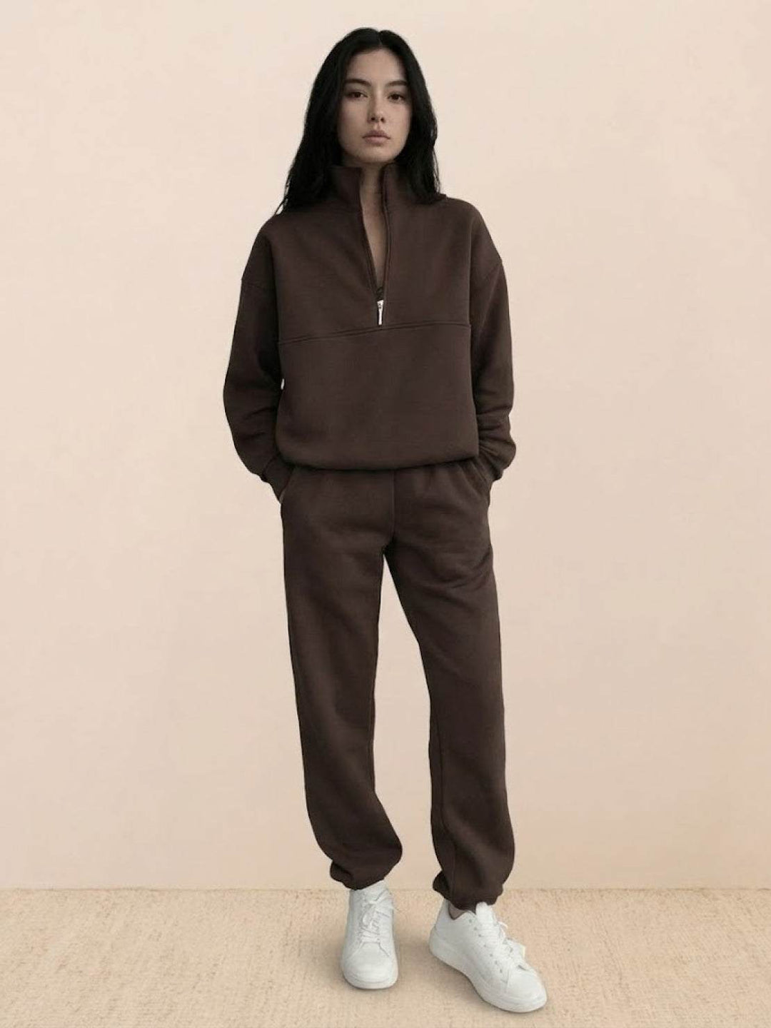Cotton-Blended Two-Piece Tracksuit