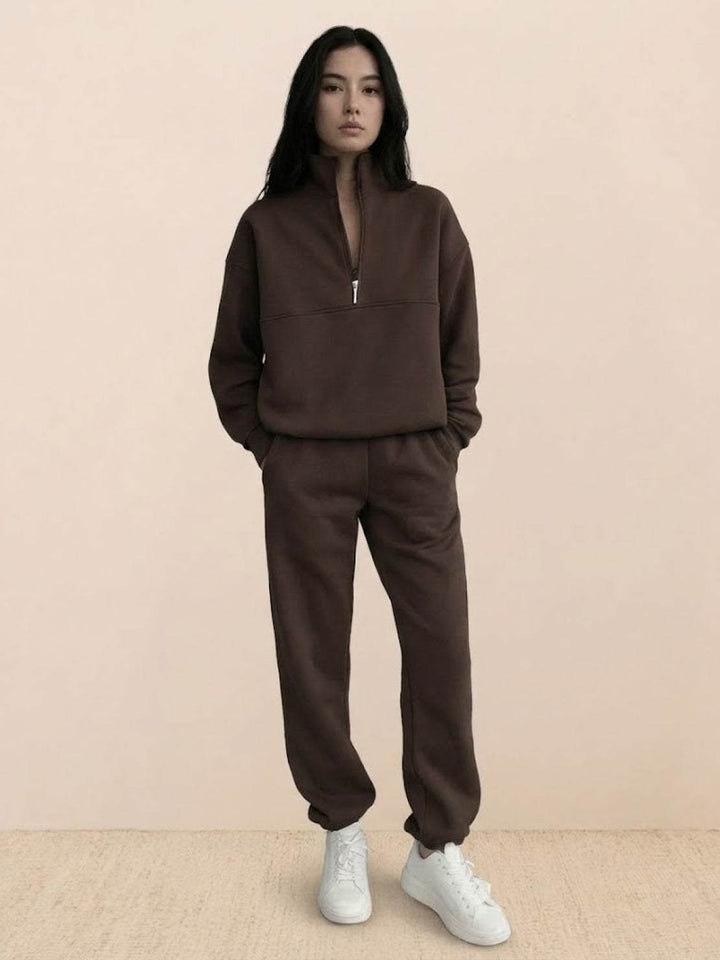 Cotton-Blended Two-Piece Tracksuit