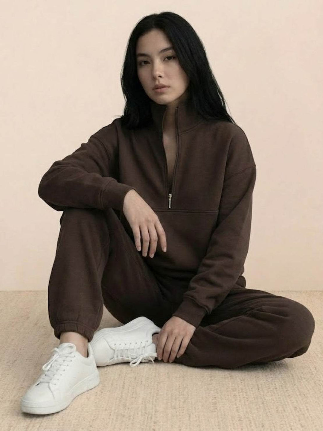 Cotton-Blended Two-Piece Tracksuit