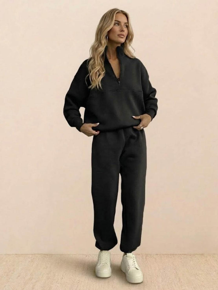 Cotton-Blended Two-Piece Tracksuit