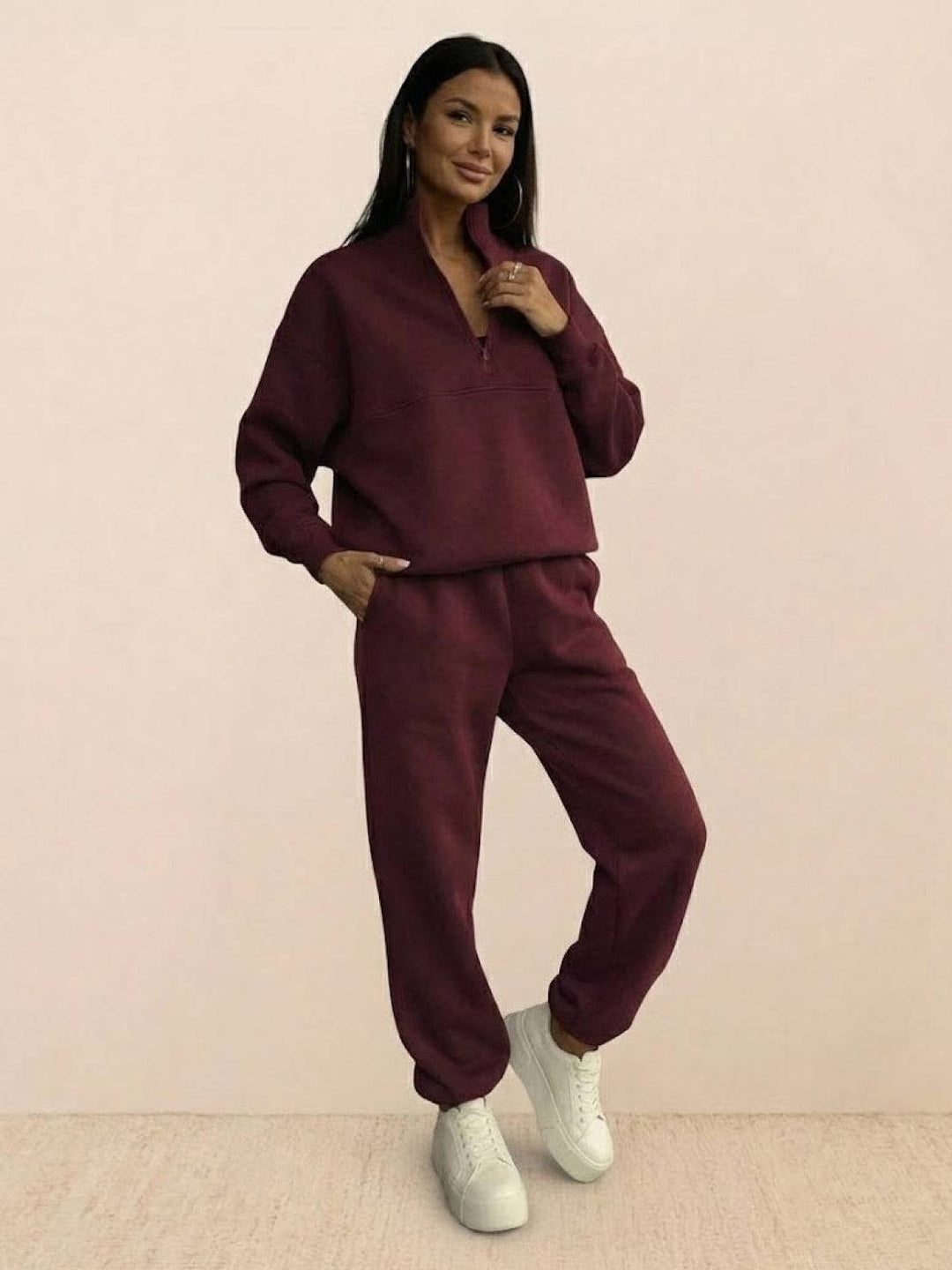 Cotton-Blended Two-Piece Tracksuit