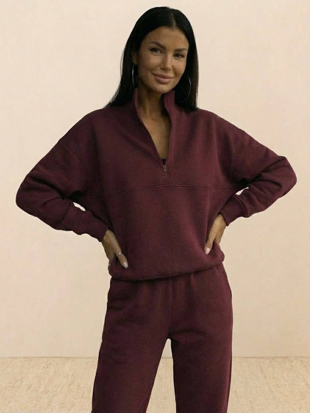 Cotton-Blended Two-Piece Tracksuit