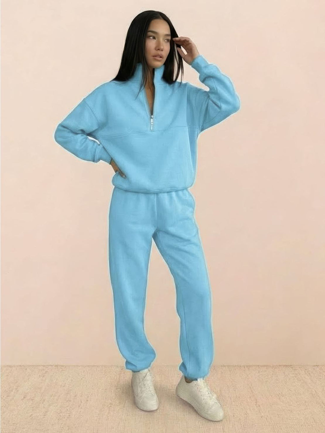 Cotton-Blended Two-Piece Tracksuit