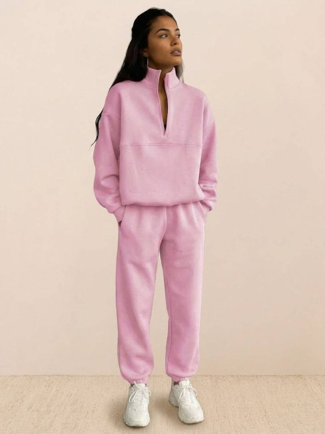 Cotton-Blended Two-Piece Tracksuit