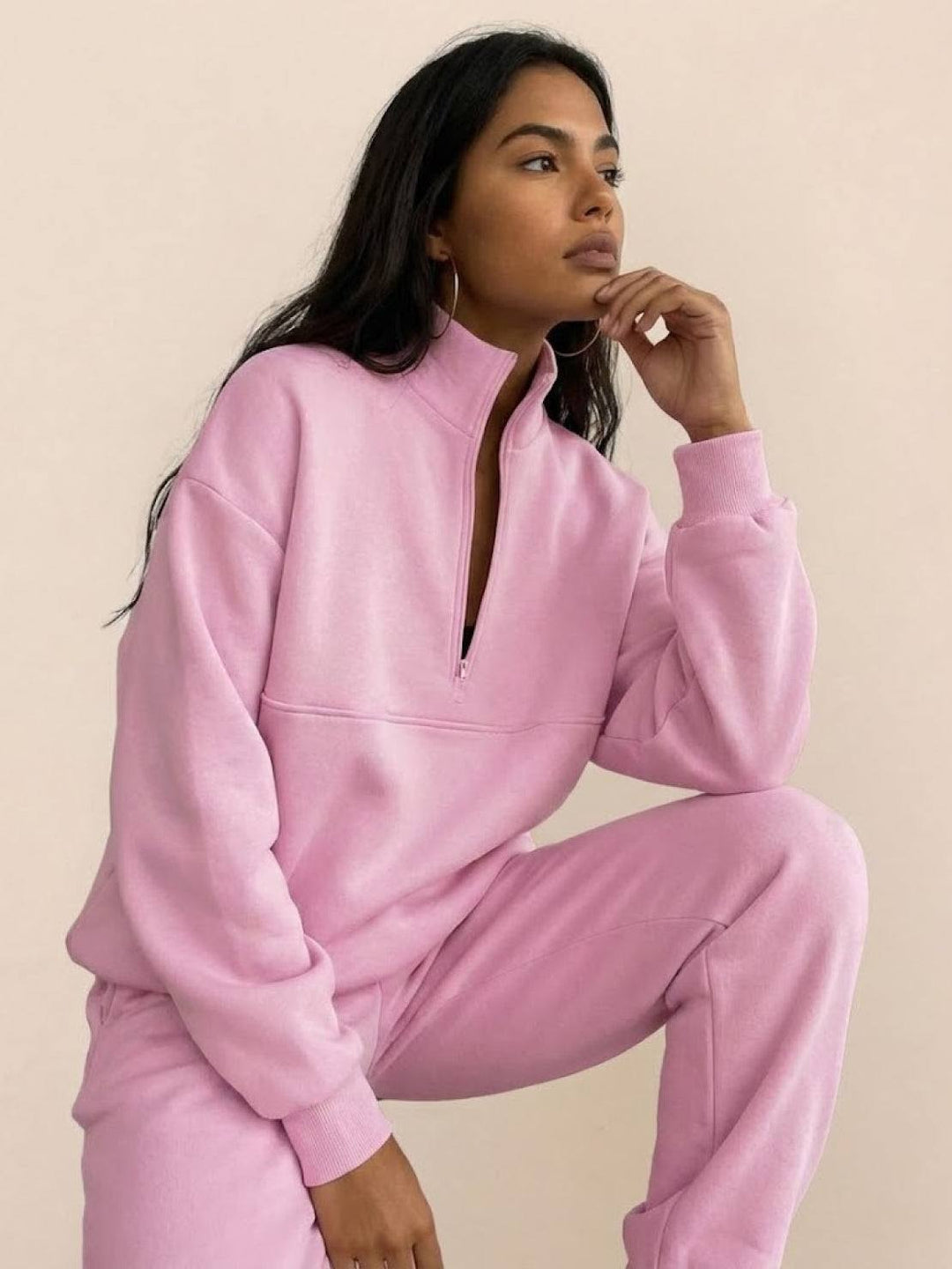 Cotton-Blended Two-Piece Tracksuit