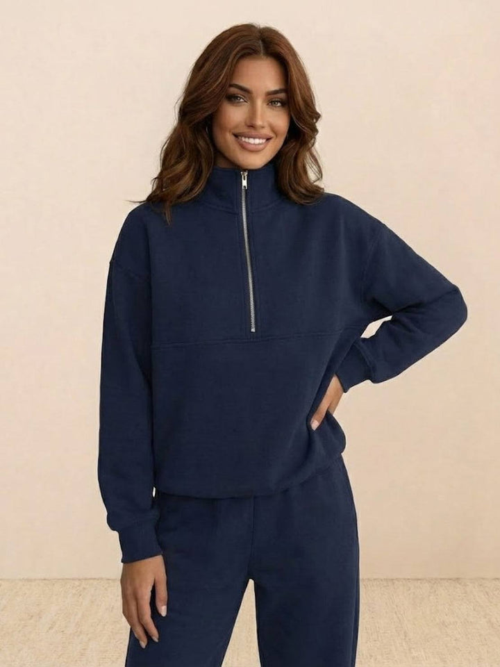Cotton-Blended Two-Piece Tracksuit