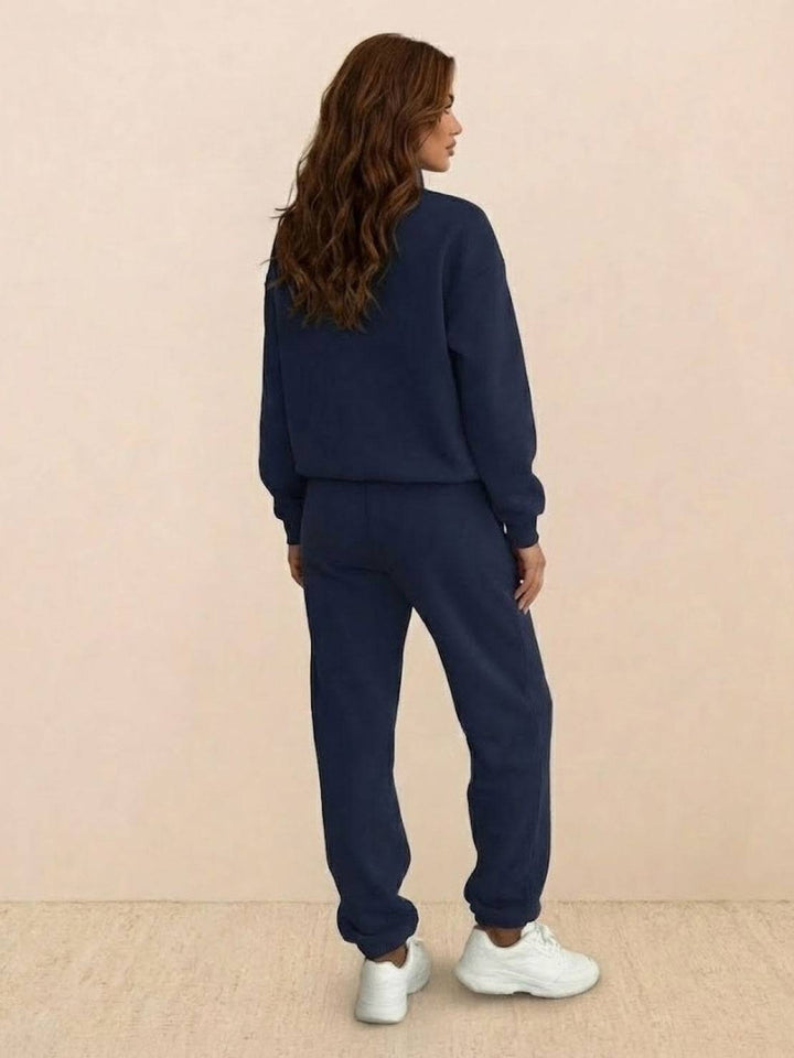Cotton-Blended Two-Piece Tracksuit