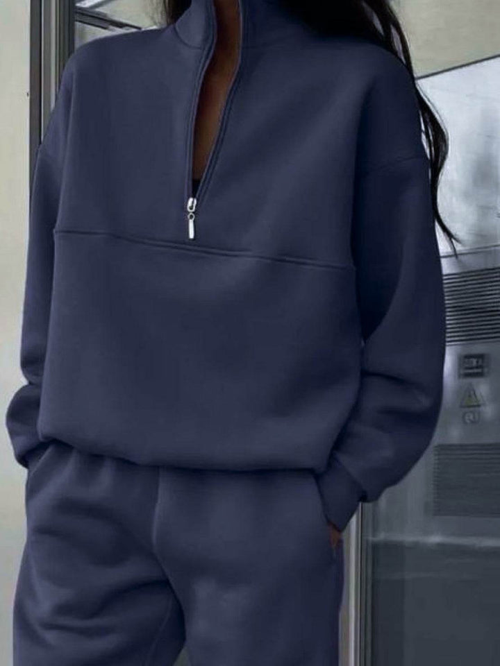 Cotton-Blended Two-Piece Tracksuit
