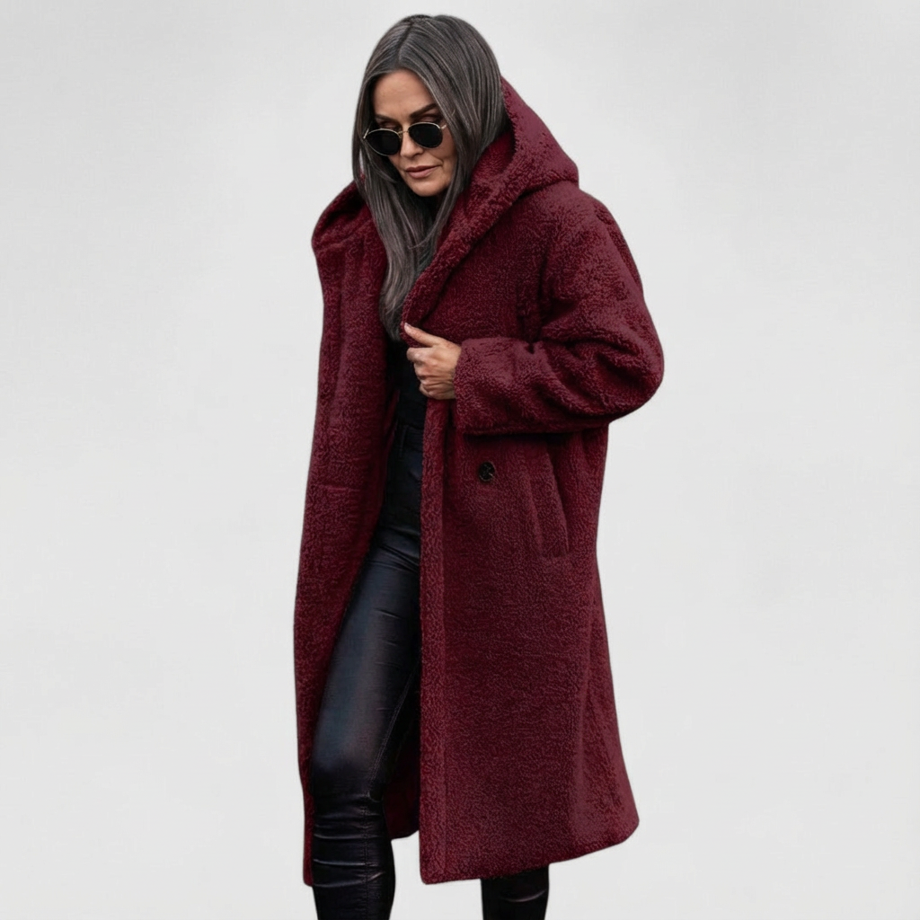 Avery™ | Shearling-Look City Coat