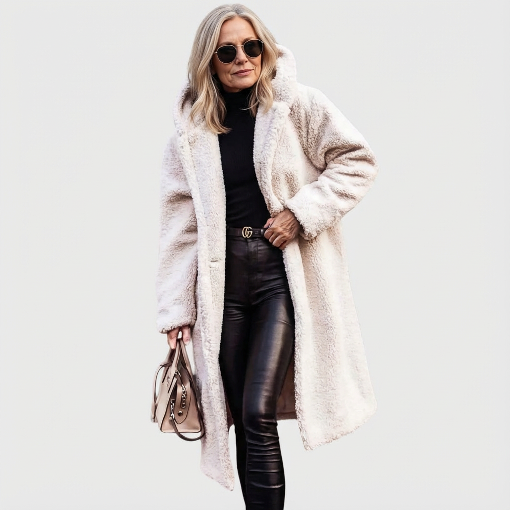Avery™ | Shearling-Look City Coat