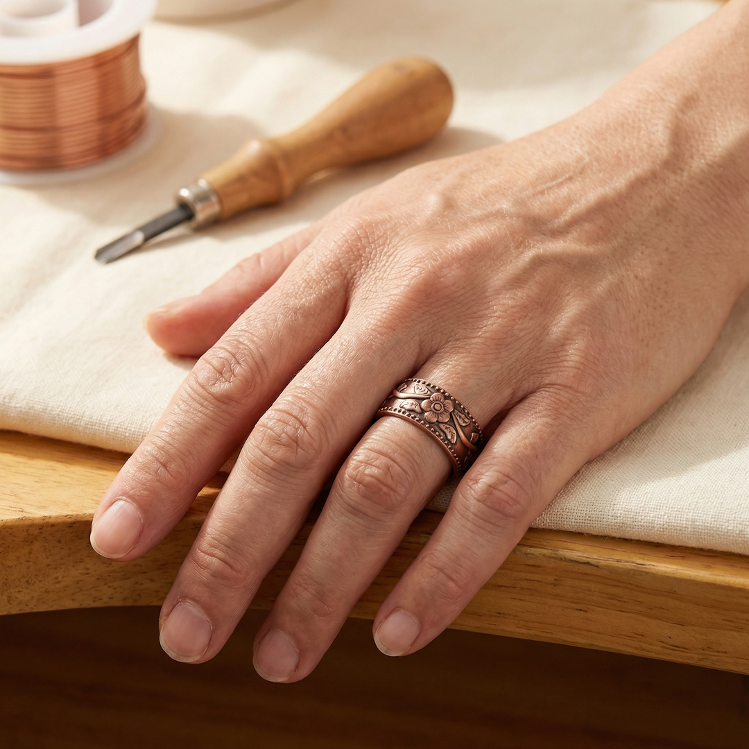 Dorothy's Petal Copper Ring