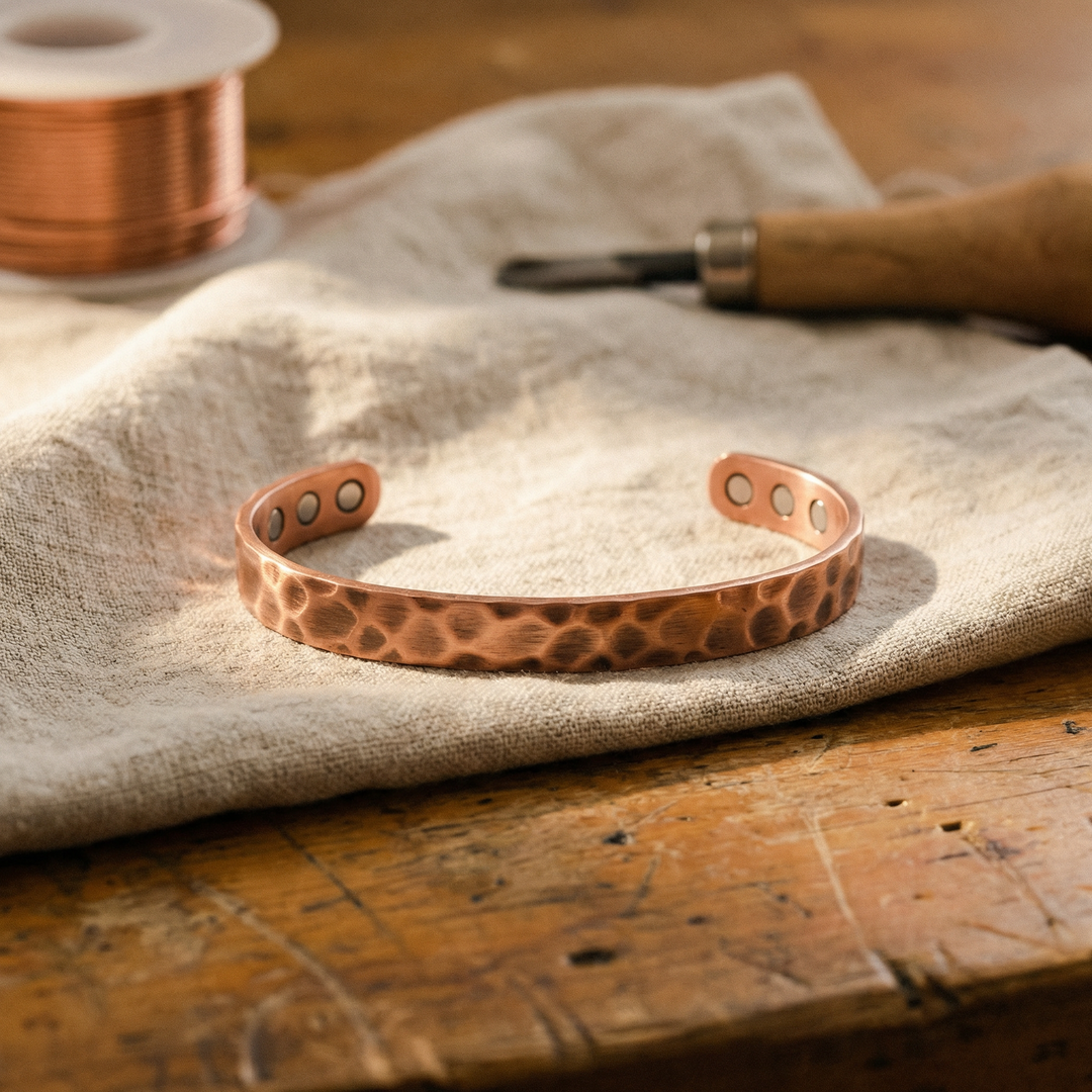 Dorothy's Furrow Copper Bracelet