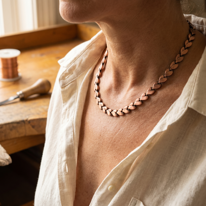 Dorothy's Briar Copper Necklace