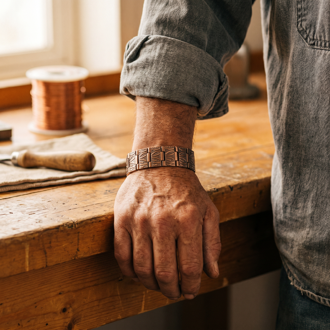 Dorothy's Grit Men's Copper Bracelet