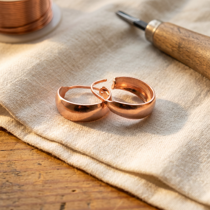 Dorothy's Dell Copper Earrings