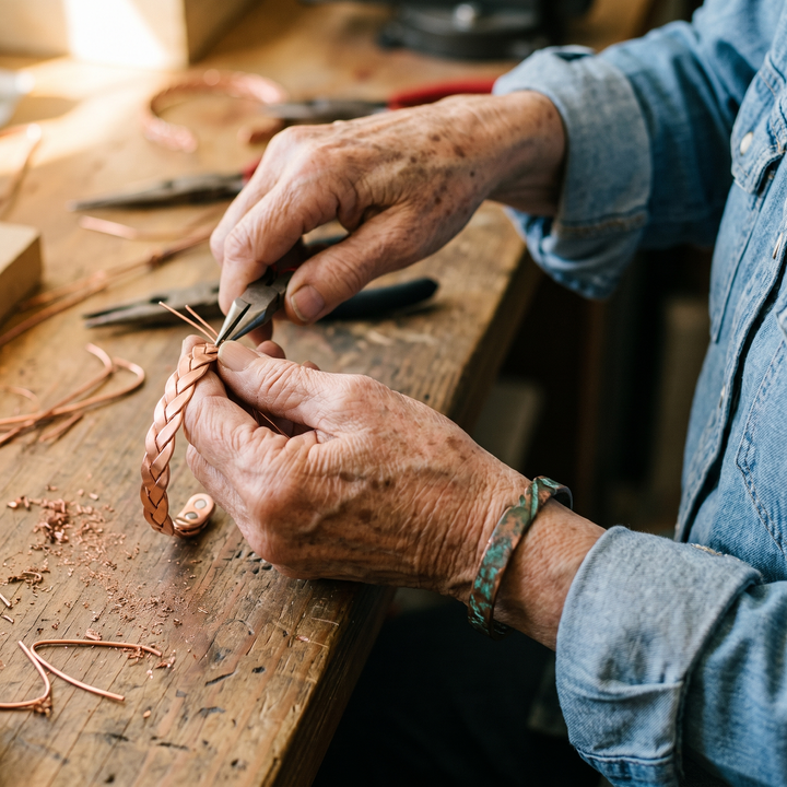 Dorothy's Reed Copper Bracelet