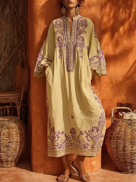 Rita - Soft Embroidered Dress
