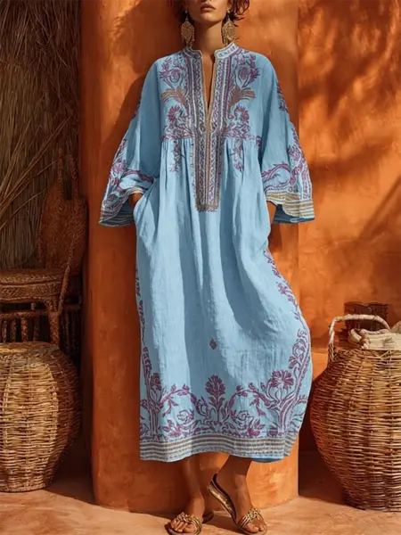 Rita - Soft Embroidered Dress