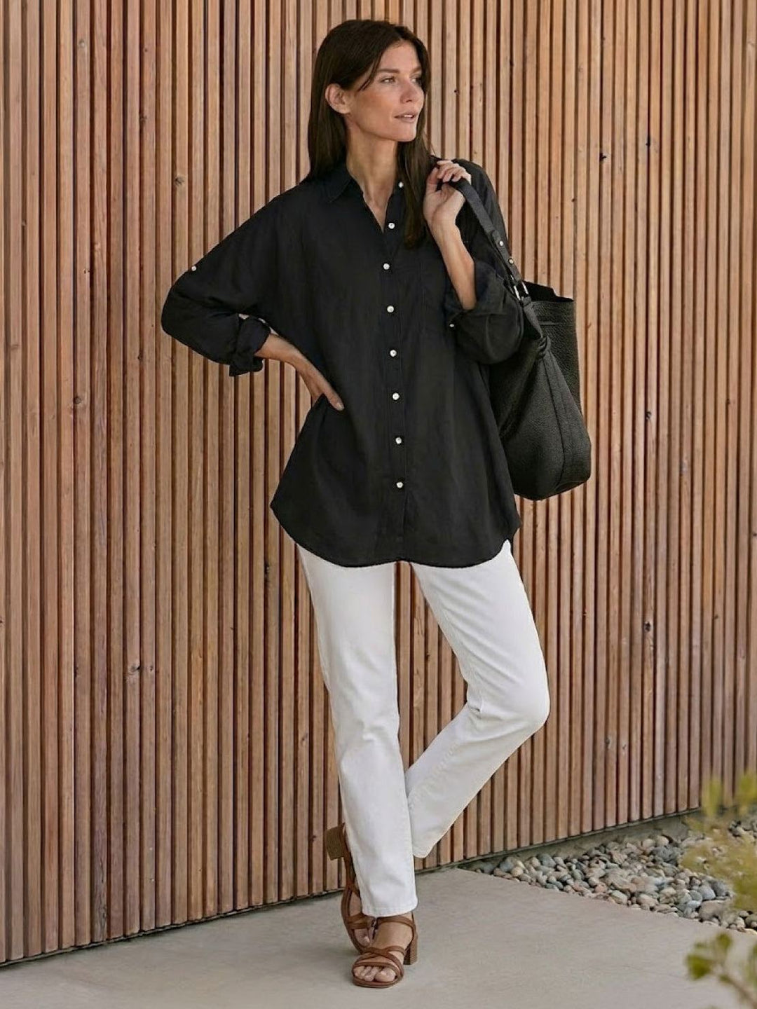 Oversized Blended Shirt