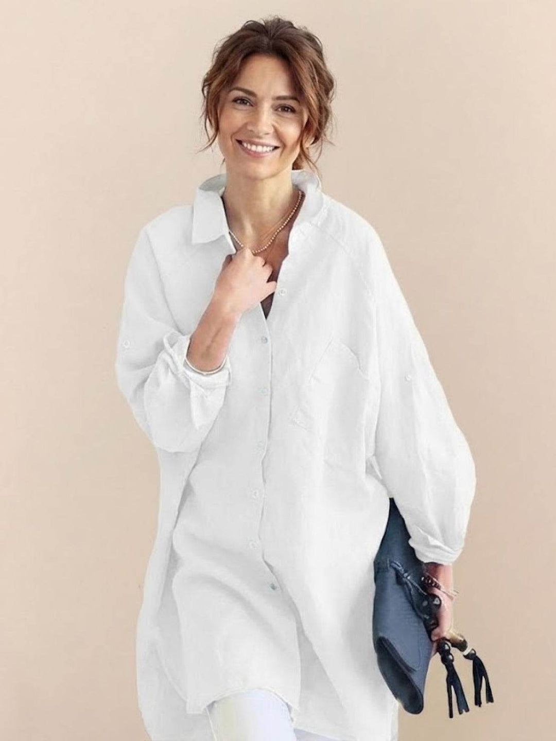Oversized Blended Shirt