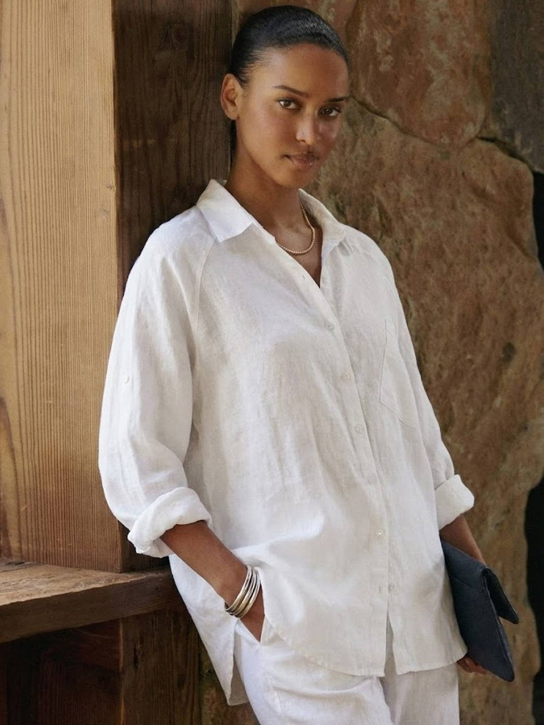 Oversized Blended Shirt