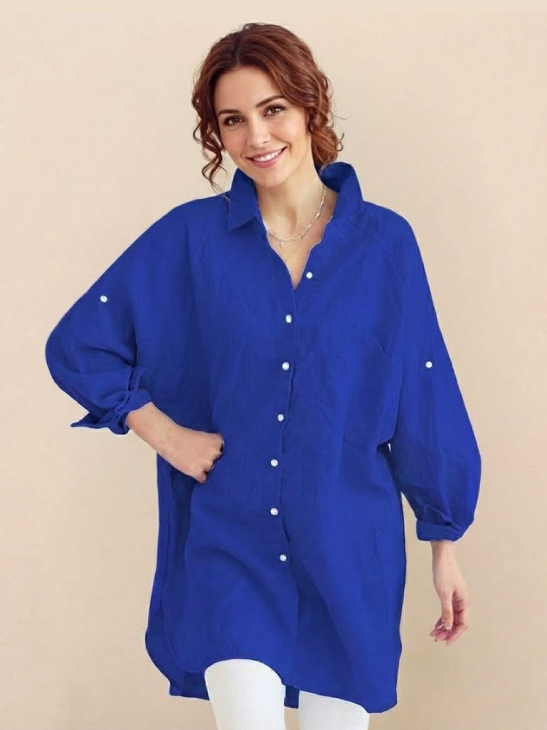 Oversized Blended Shirt