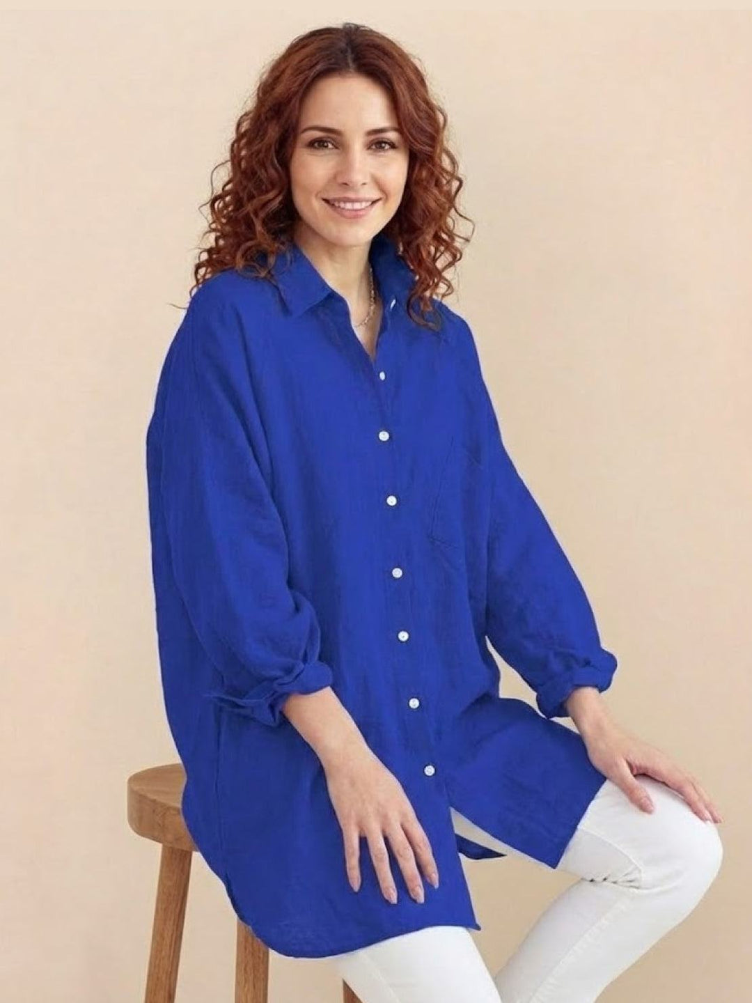 Oversized Blended Shirt