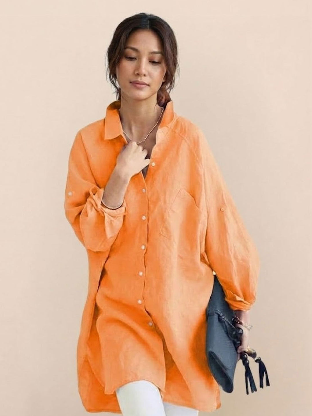 Oversized Blended Shirt