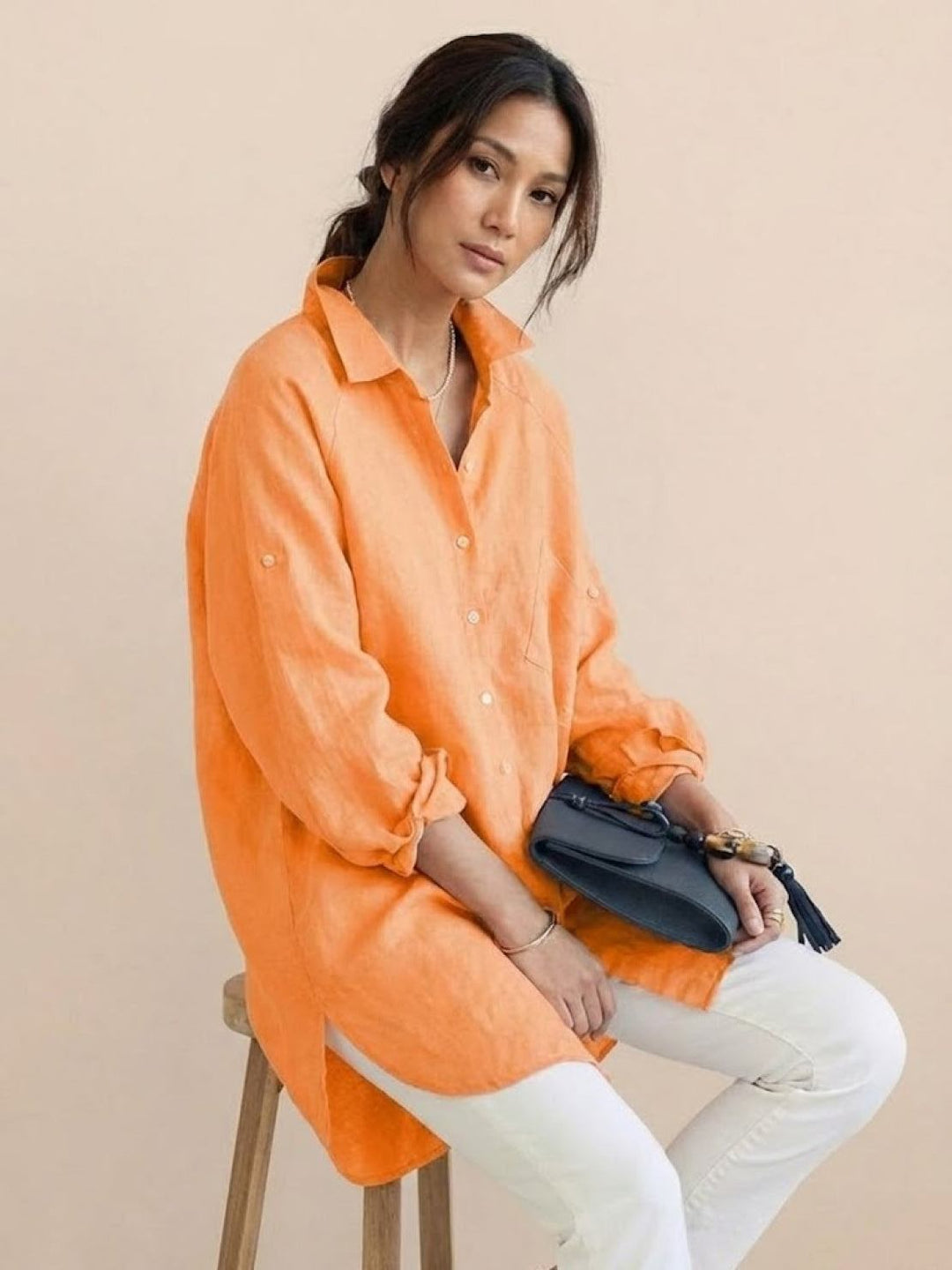 Oversized Blended Shirt
