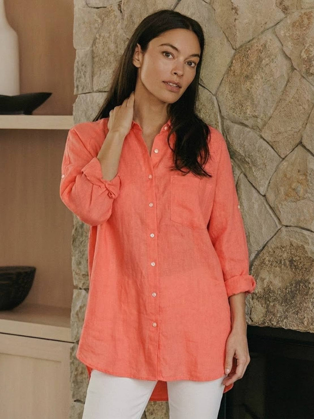 Oversized Blended Shirt