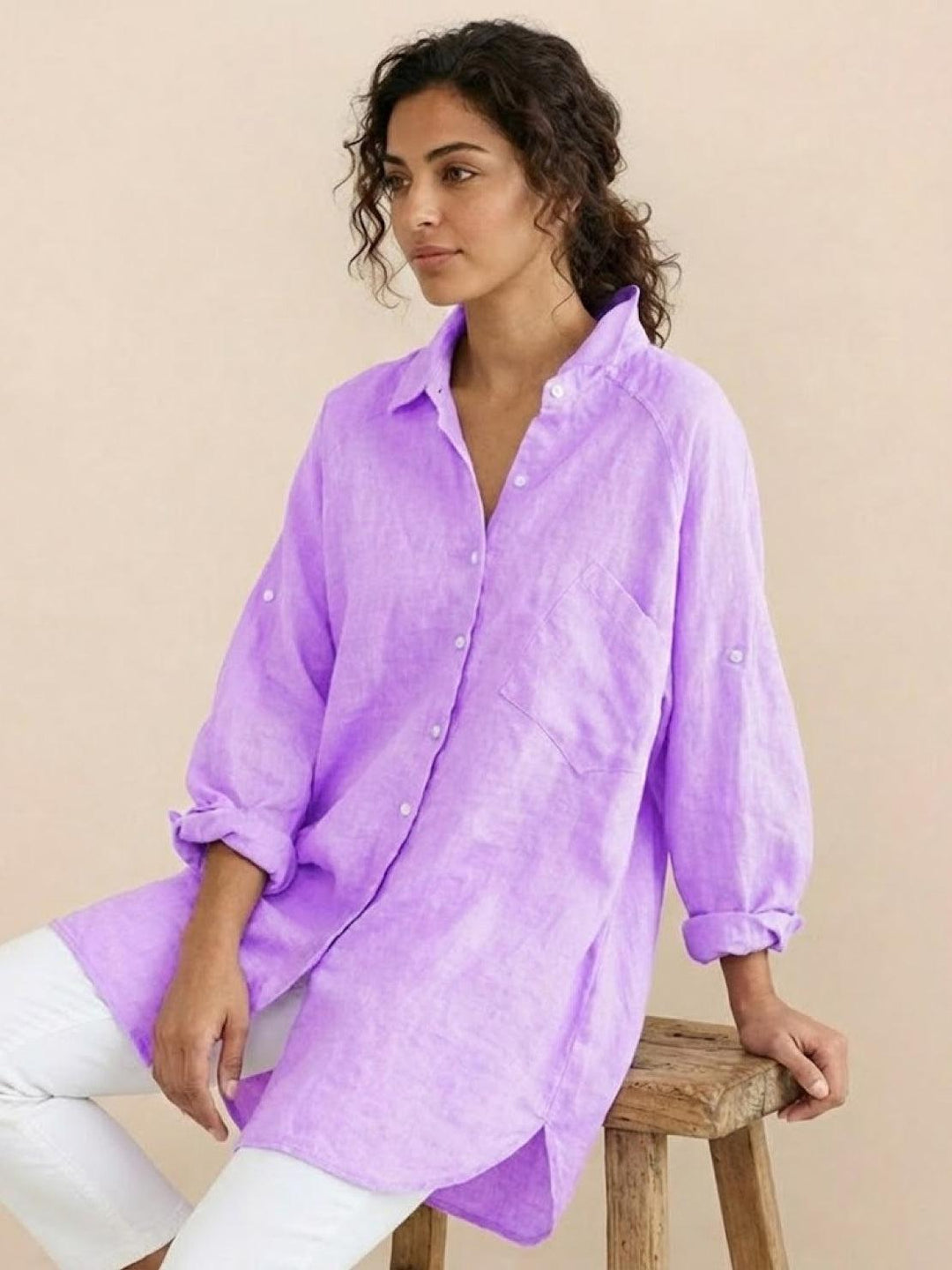 Oversized Blended Shirt