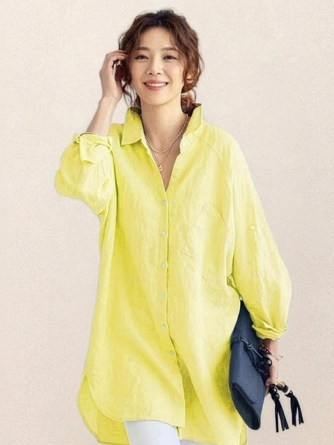 Oversized Blended Shirt