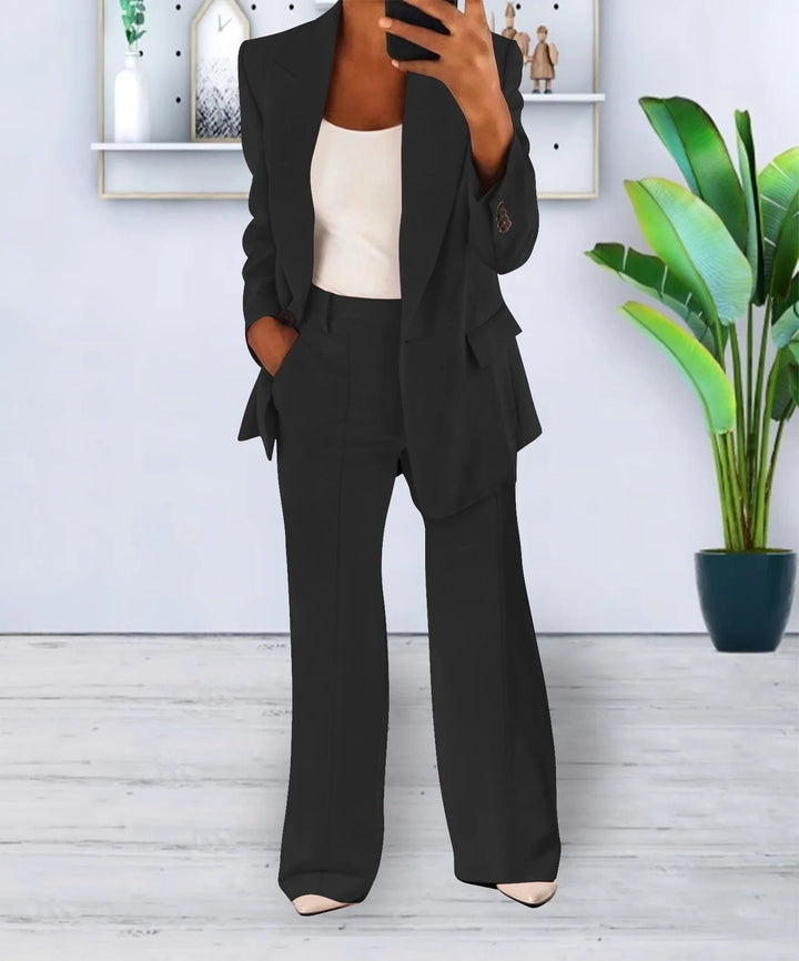 Mila - Set Blazer and Wide Trousers Elegant