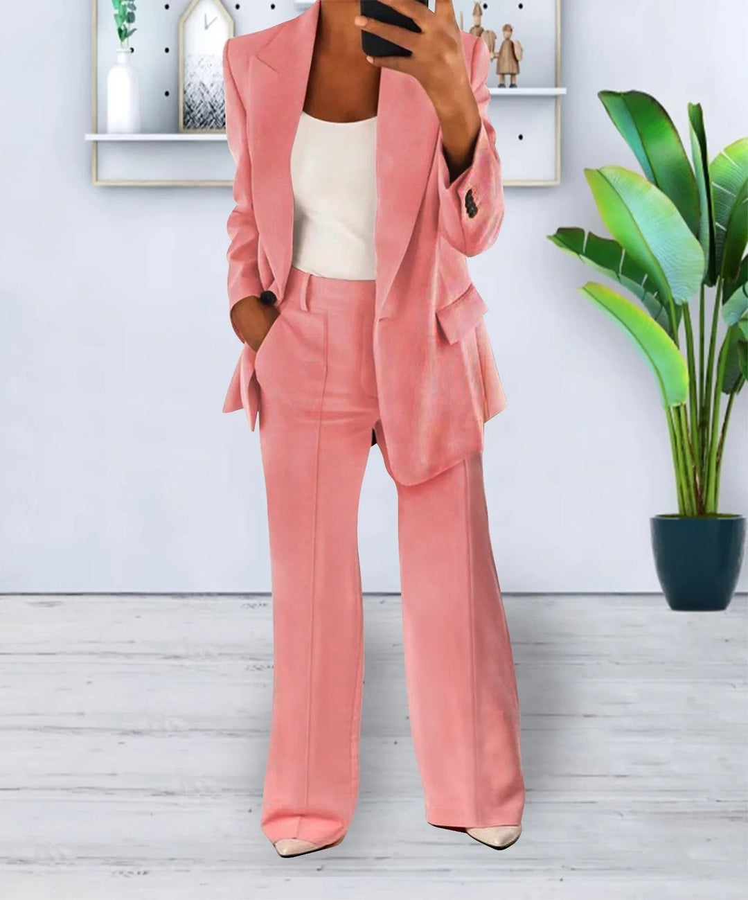 Mila - Set Blazer and Wide Trousers Elegant