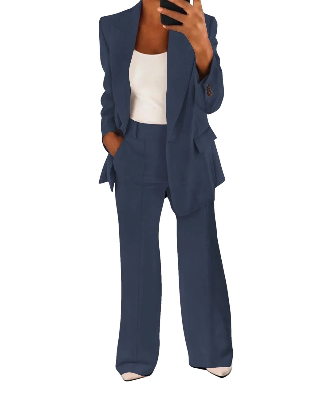 Mila - Set Blazer and Wide Trousers Elegant