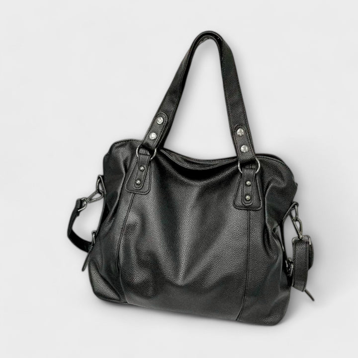 Emma | Women's Large Capacity Vegan Leather Shoulder Bag